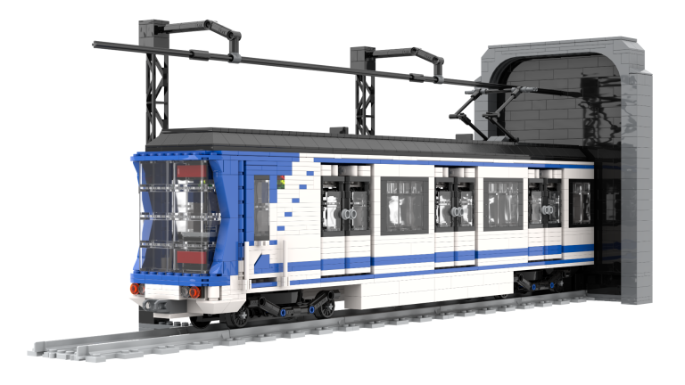 MOC Metro trains Lego