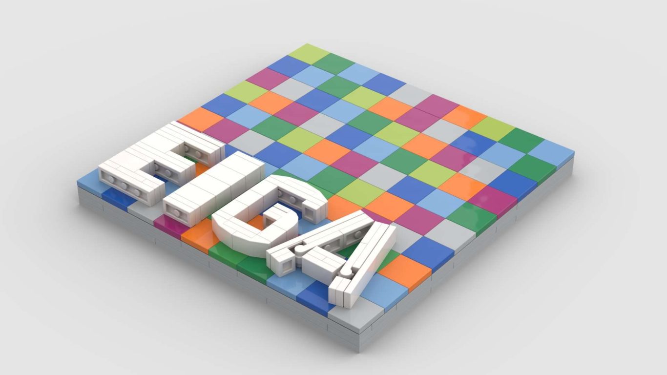 EIGA lego anniversary logo