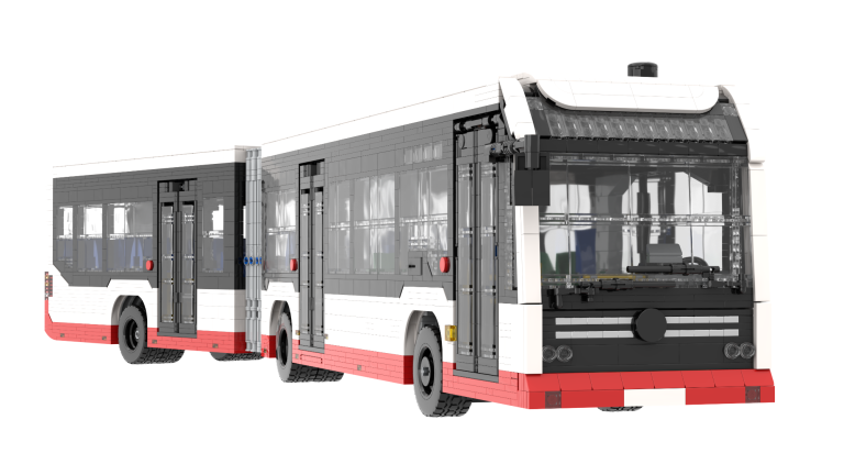 MOC Articulated buses Lego