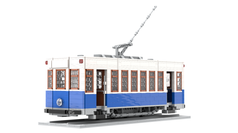 MOC Classic trams Lego