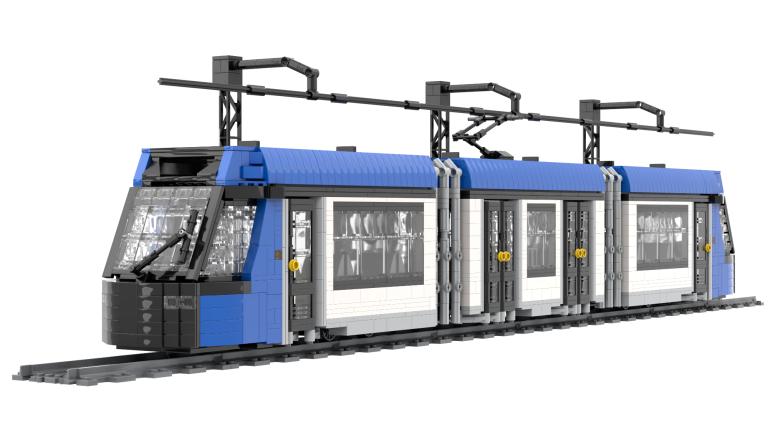 MOC Modern trams Lego